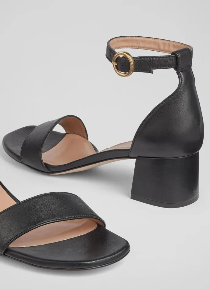 Women Nanette Black Leather Sandals Black LKBennett Sandals Women Nanette Black Leather Sandals Black LKBennett Sandals