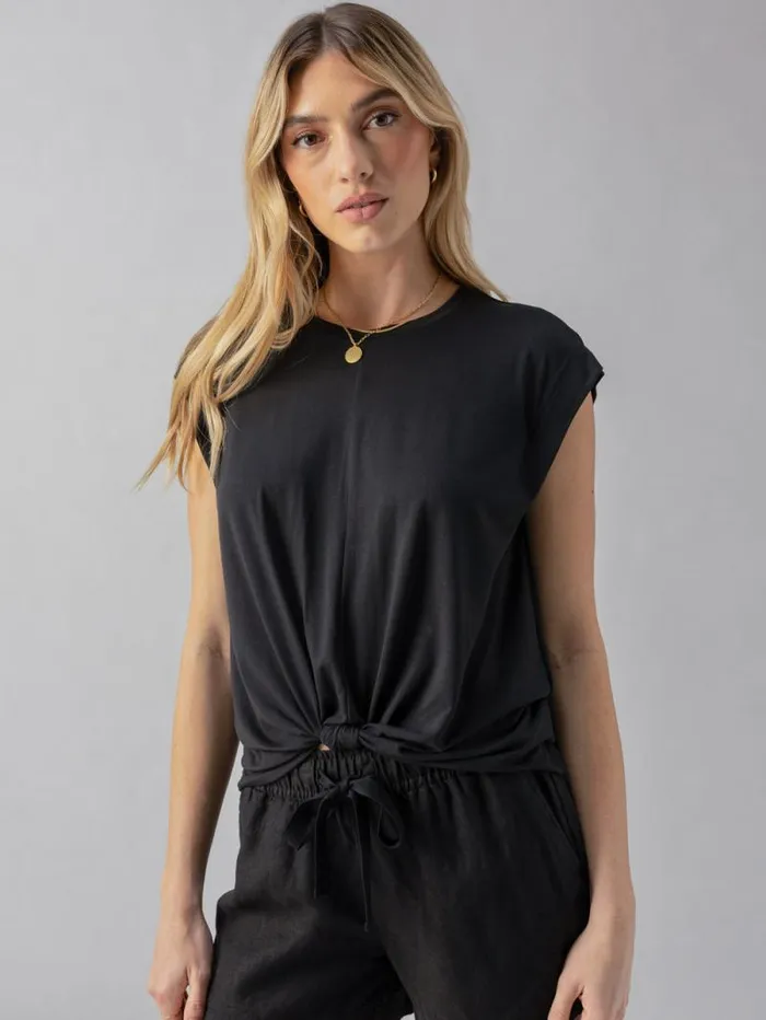 Women New Era Tee Black Sanctuary Clothing Tees and Tops