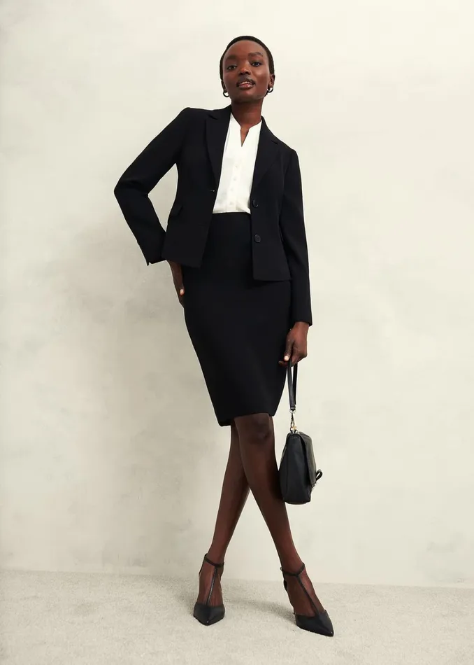 Women Petite Maya Jacket Black Hobbs Coats and Jackets