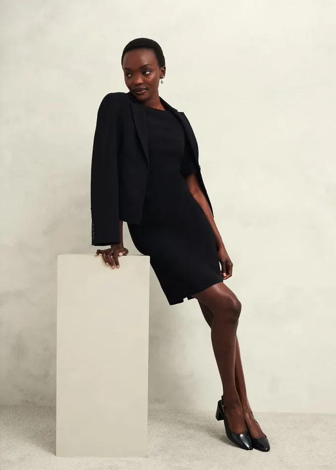 Women Petite Maya Jacket Black Hobbs Coats and Jackets