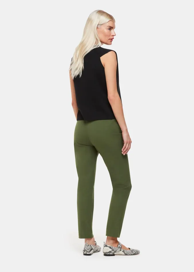 Women Petite Trousers and Jeans Whistles Khaki Petite Super Stretch Trouser