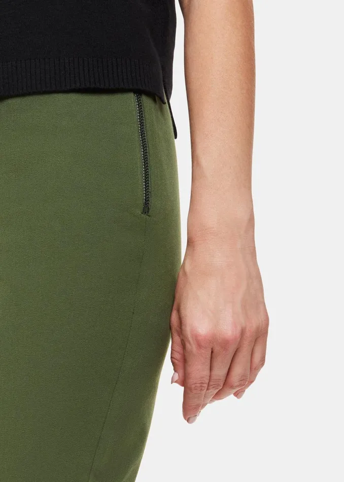 Women Petite Trousers and Jeans Whistles Khaki Petite Super Stretch Trouser