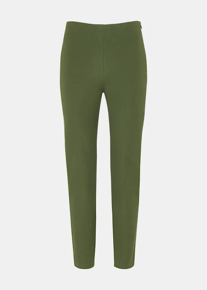 Women Petite Trousers and Jeans Whistles Khaki Petite Super Stretch Trouser