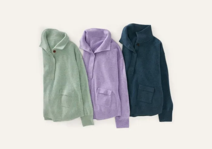 Women Pocketdetail Sweater Soft Lavender Poetry Fashion Sweaters