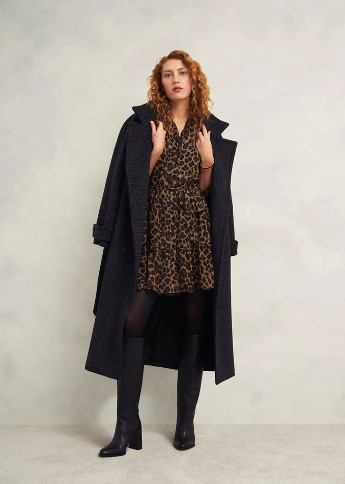 Women Polly Dress Camel Multi Hobbs Dresses and Jumpsuits