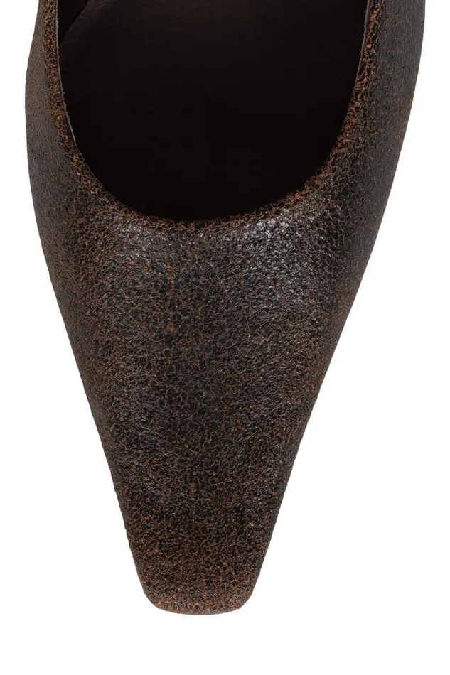 Women Pump Jeffrey Campbell EVELIE Black Distressed