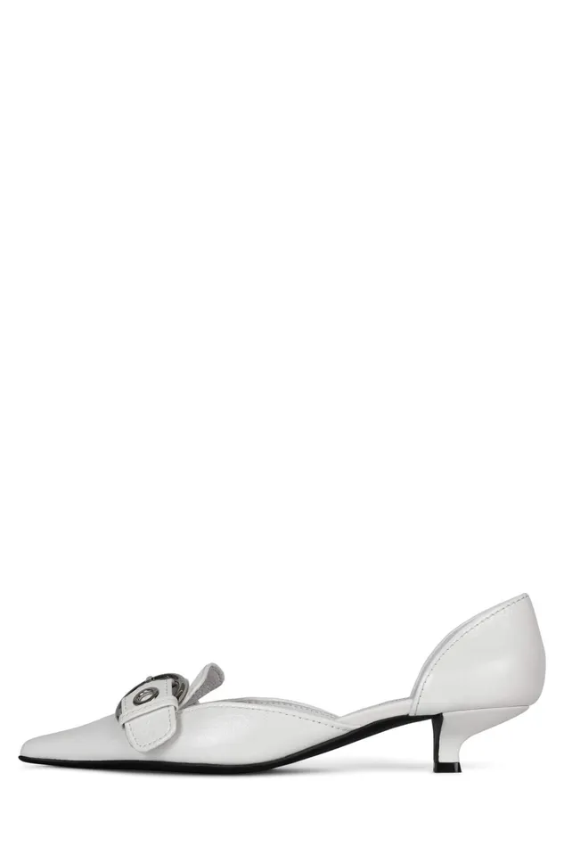 Women Pump Jeffrey Campbell SMOOTH Grey Silver