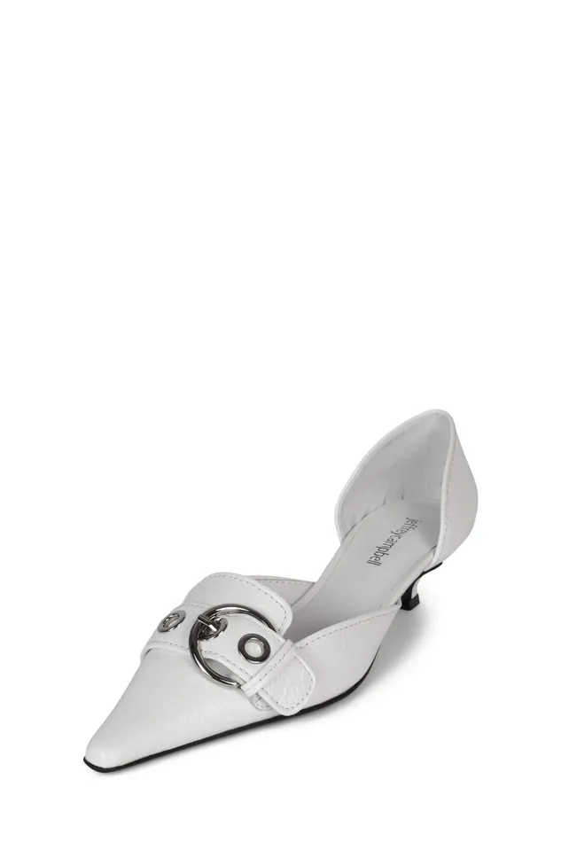 Women Pump Jeffrey Campbell SMOOTH Grey Silver