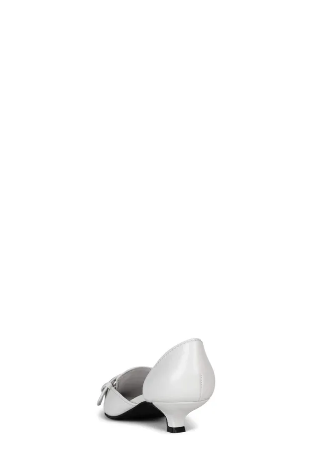 Women Pump Jeffrey Campbell SMOOTH Grey Silver