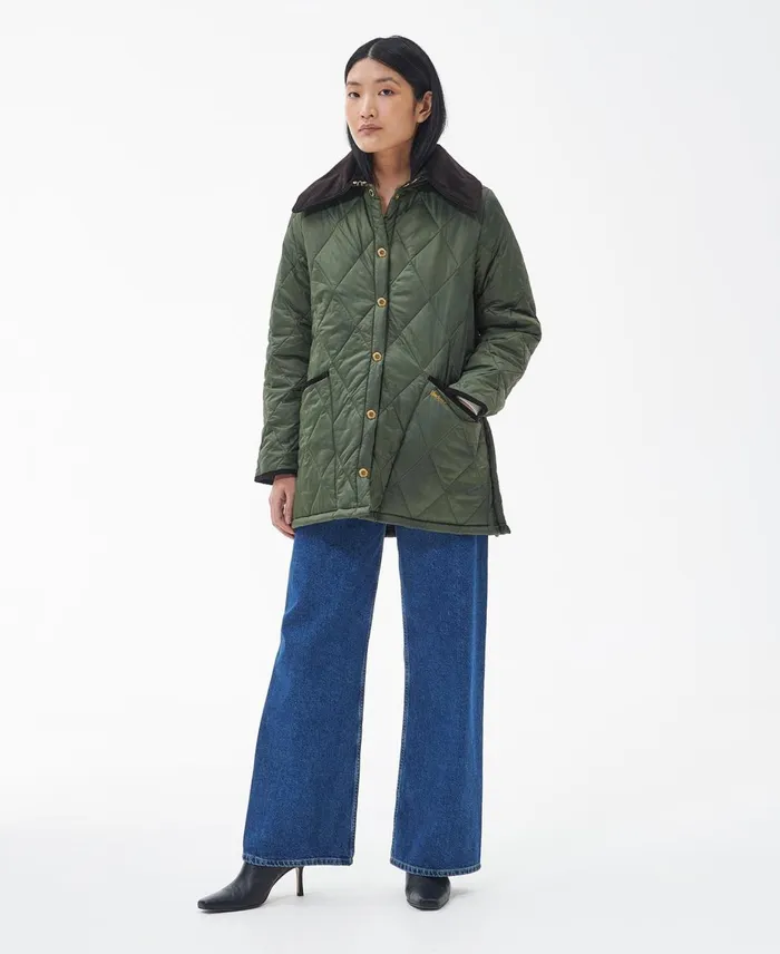 Women Quilted Jackets Barbour Modern Liddesdale Quilt Olive Women Quilted Jackets Barbour Modern Liddesdale Quilt Olive