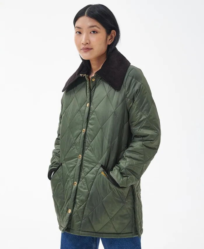 Women Quilted Jackets Barbour Modern Liddesdale Quilt Olive Women Quilted Jackets Barbour Modern Liddesdale Quilt Olive