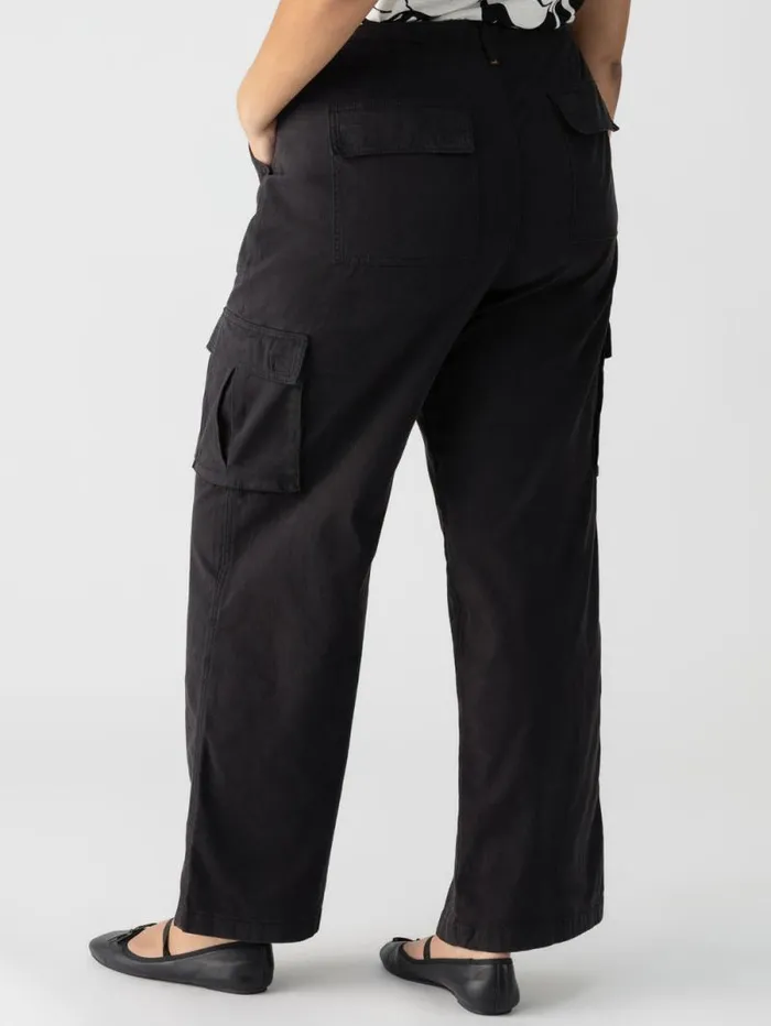 Women Reissue Cargo Standard Rise Pant Black Inclusive Collection Sanctuary Clothing Pants