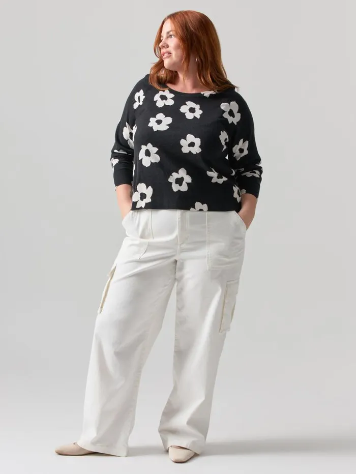 Women Reissue Cargo Standard Rise Pant Powdered Sugar Inclusive Collection Sanctuary Clothing Pants