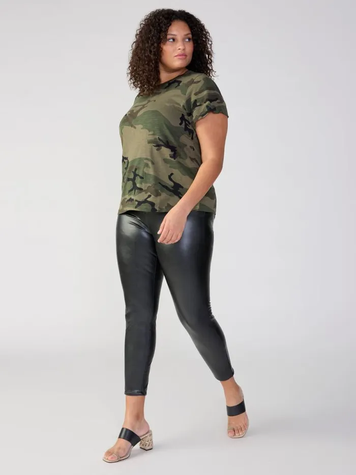 Women Runway High Rise Legging Slick Black Inclusive Collection Sanctuary Clothing Inclusive