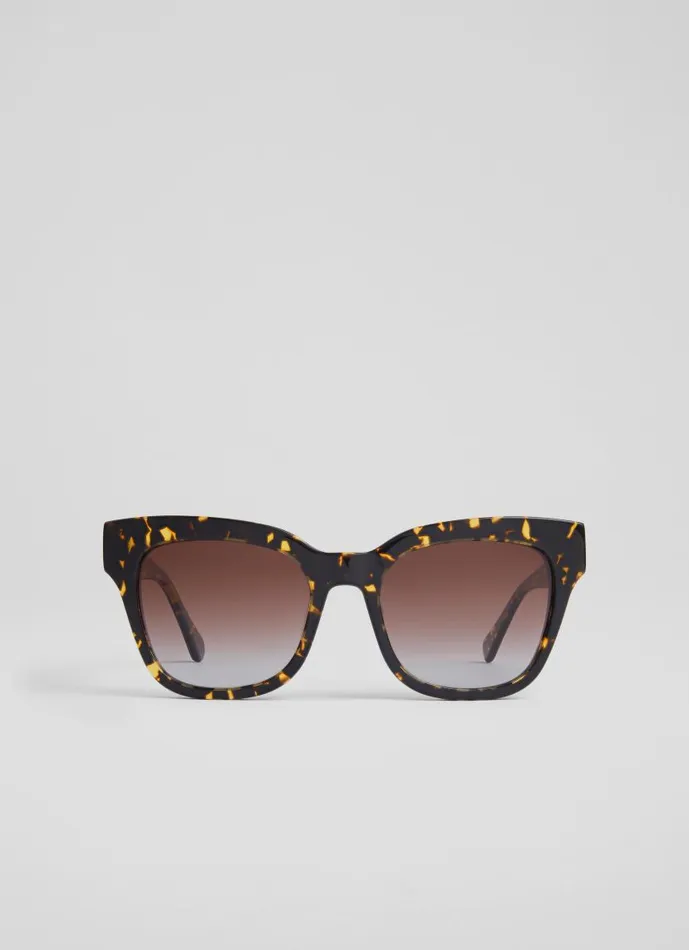 Women Sabella Brown TortoiseEffect Acetate Sunglasses LKBennett Sunglasses Women Sabella Brown TortoiseEffect Acetate Sunglasses LKBennett Sunglasses