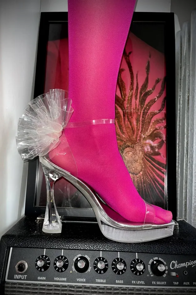 Women Sandal Jeffrey Campbell DREAMING Clear Silver