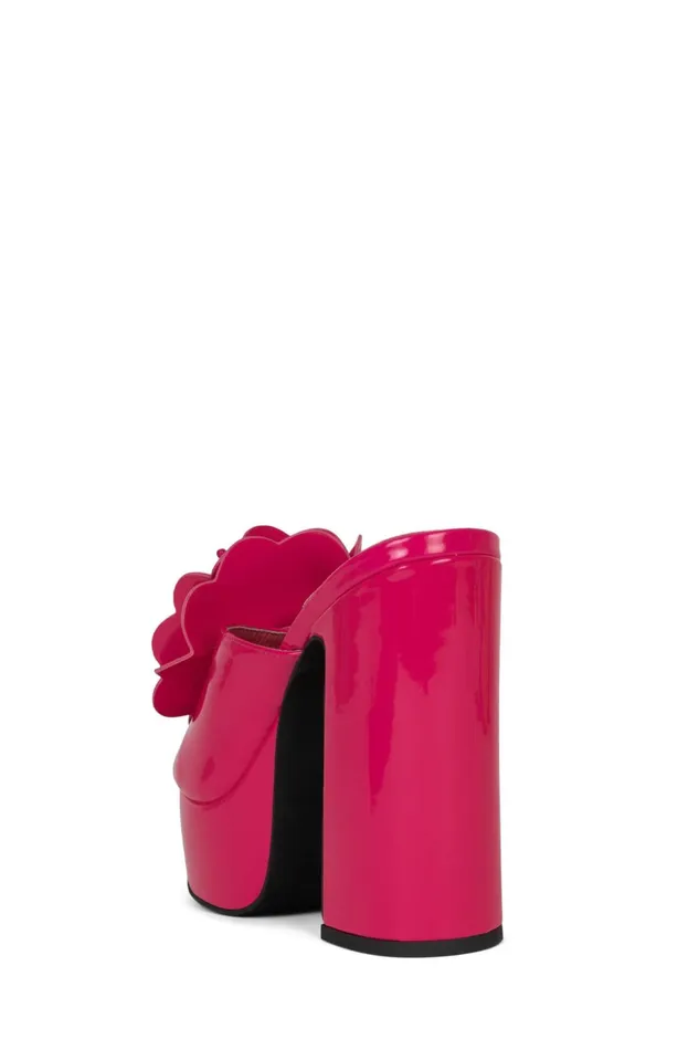Women Sandal Jeffrey Campbell TROPICALS Fuchsia Patent