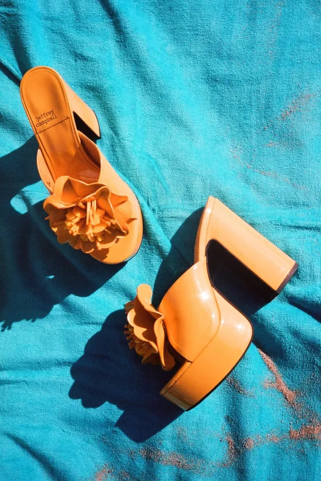Women Sandal Jeffrey Campbell TROPICALS Fuchsia Patent