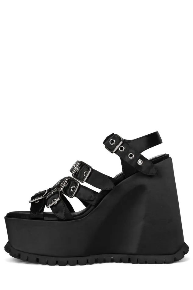 Women Sandal Jeffrey Campbell VOIDOID Blue Satin