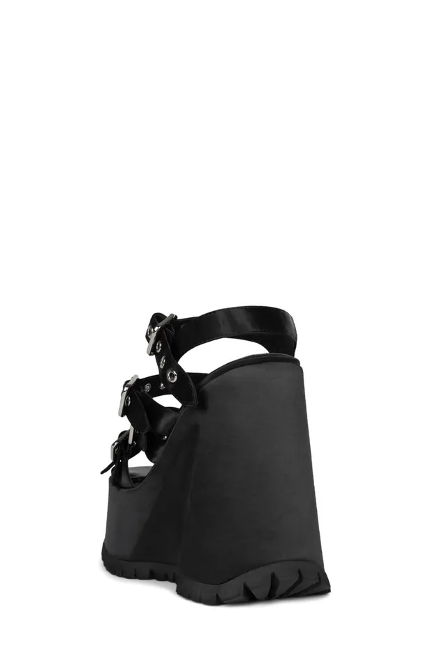 Women Sandal Jeffrey Campbell VOIDOID Blue Satin