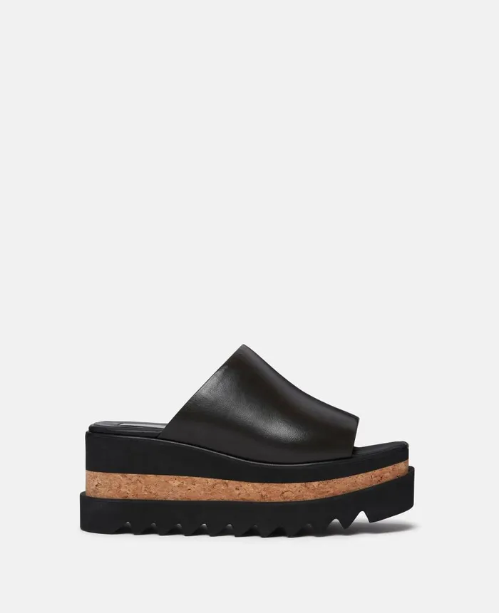 Women Sandals Stella McCartney SneakElyse Platform Sandals Ebony Black