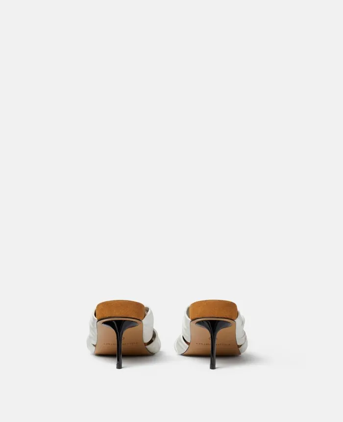 Women Sandals Stella McCartney Terra Twisted AlterMat Mules Pure White