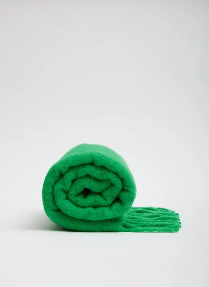 Women Scarves Tibi Blanket Scarf Green