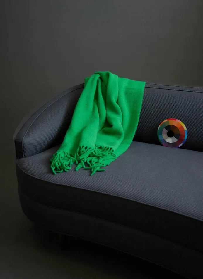 Women Scarves Tibi Blanket Scarf Green