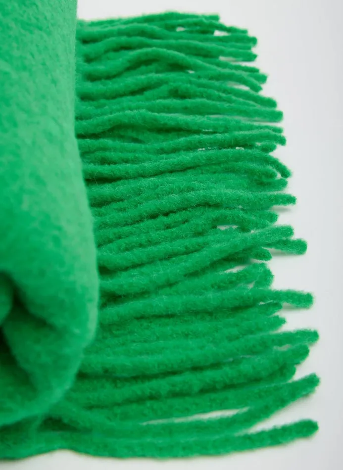 Women Scarves Tibi Blanket Scarf Green