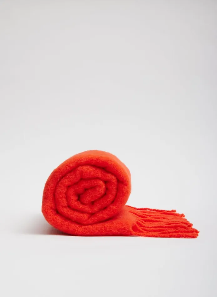 Women Scarves Tibi Blanket Scarf Orange