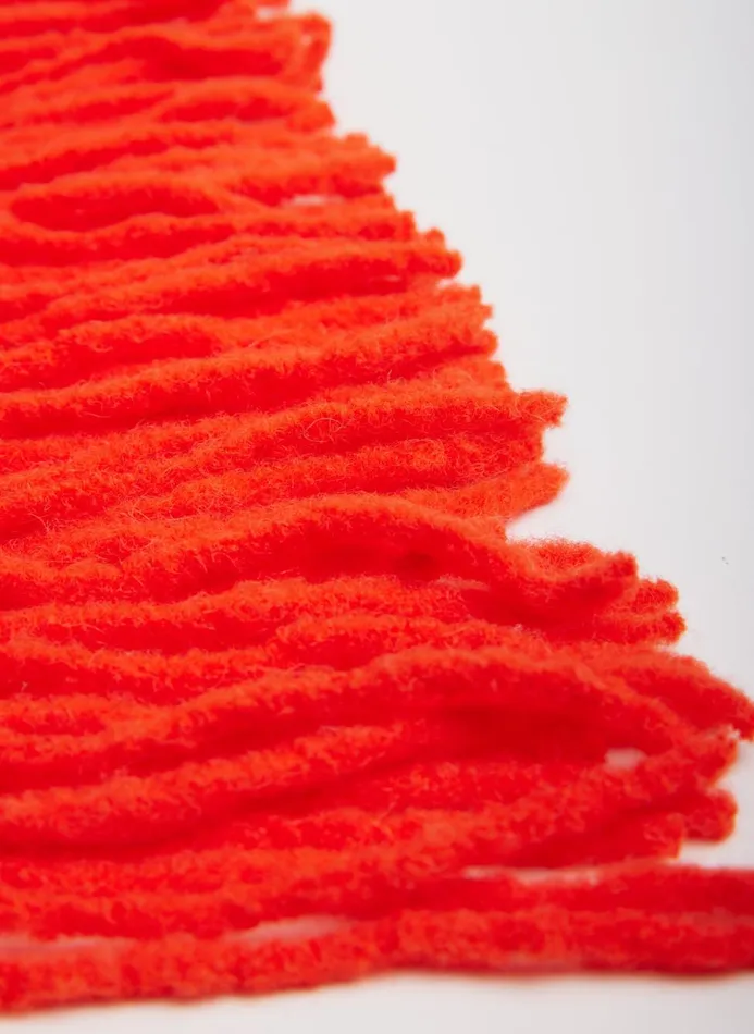 Women Scarves Tibi Blanket Scarf Orange