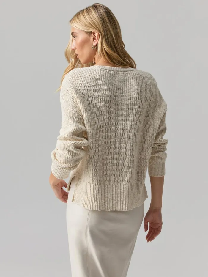 Women Scoop Neck Sweater Eco Natural Sanctuary Clothing Sweaters and Cardis