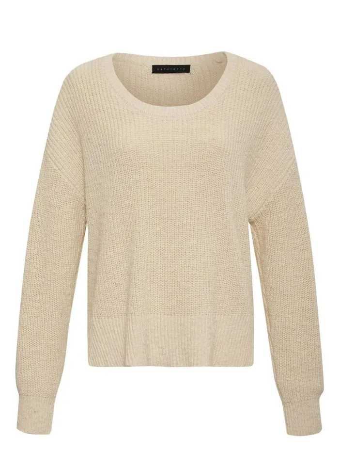 Women Scoop Neck Sweater Eco Natural Sanctuary Clothing Sweaters and Cardis