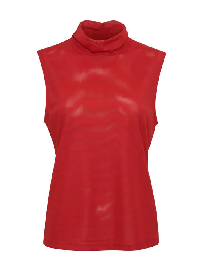 Women Shirred Neck Mesh Tank Cherry Red Inclusive Collection Sanctuary Clothing Inclusive Women Shirred Neck Mesh Tank Cherry Red Inclusive Collection Sanctuary Clothing Inclusive