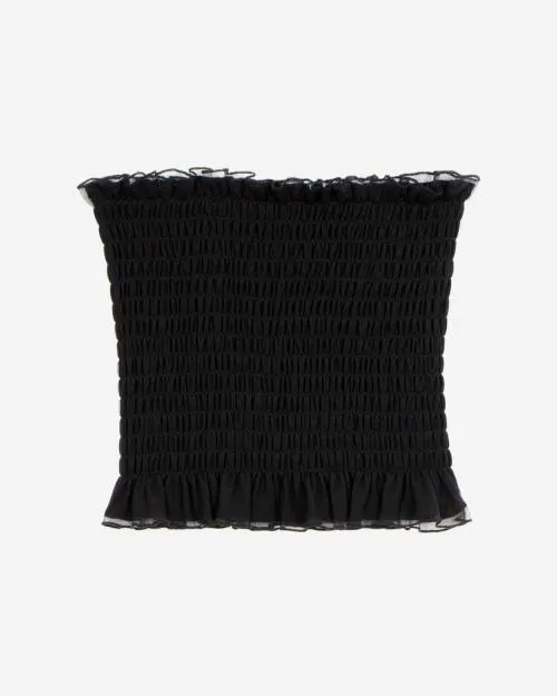 Women Shirts and Tops The Kooples Black Bustier Top Black