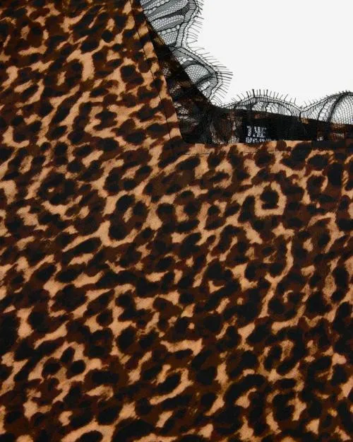 Women Shirts and Tops The Kooples Leopard Print Silk Camisole Leopard
