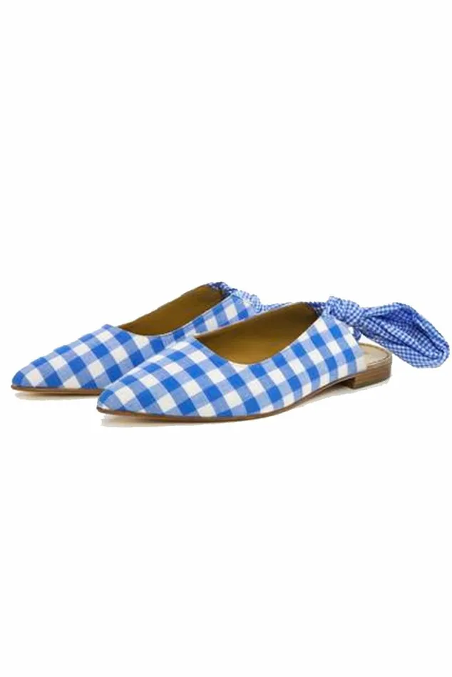Women Shoes DODO BAR OR Ronaldo Pointy Slingback Blue