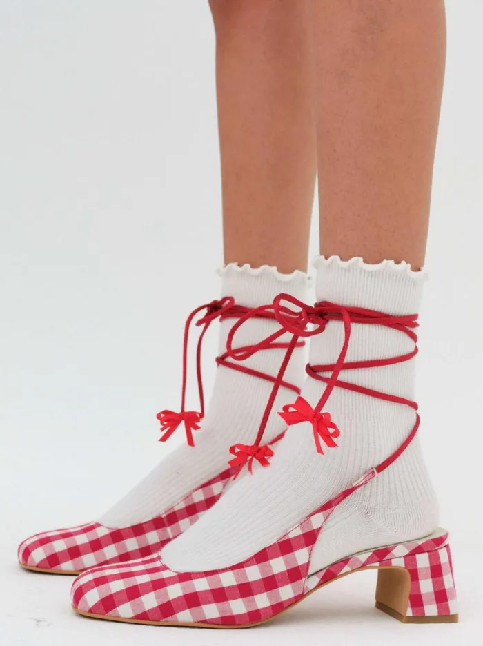 Women Shoes For Love and Lemons Elodie Heel Red Women Shoes For Love and Lemons Elodie Heel Red