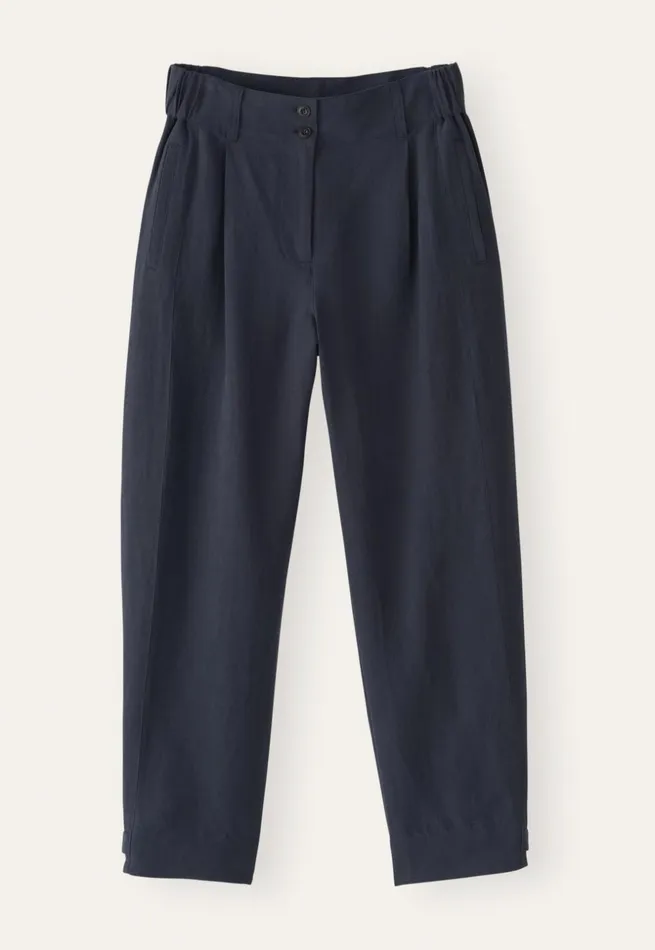 Women Sidepanel Trousers Midnight Poetry Fashion Trousers and Shorts