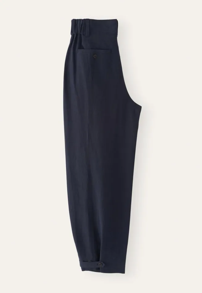 Women Sidepanel Trousers Midnight Poetry Fashion Trousers and Shorts