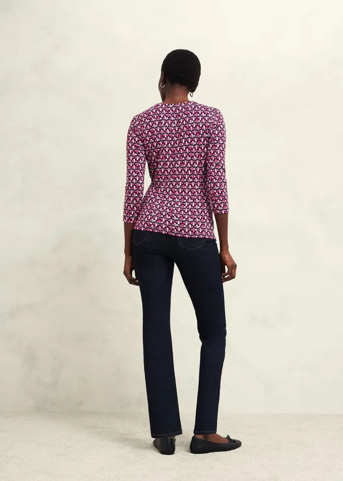 Women Simmy Printed Top Zinnia Multi Hobbs Tops