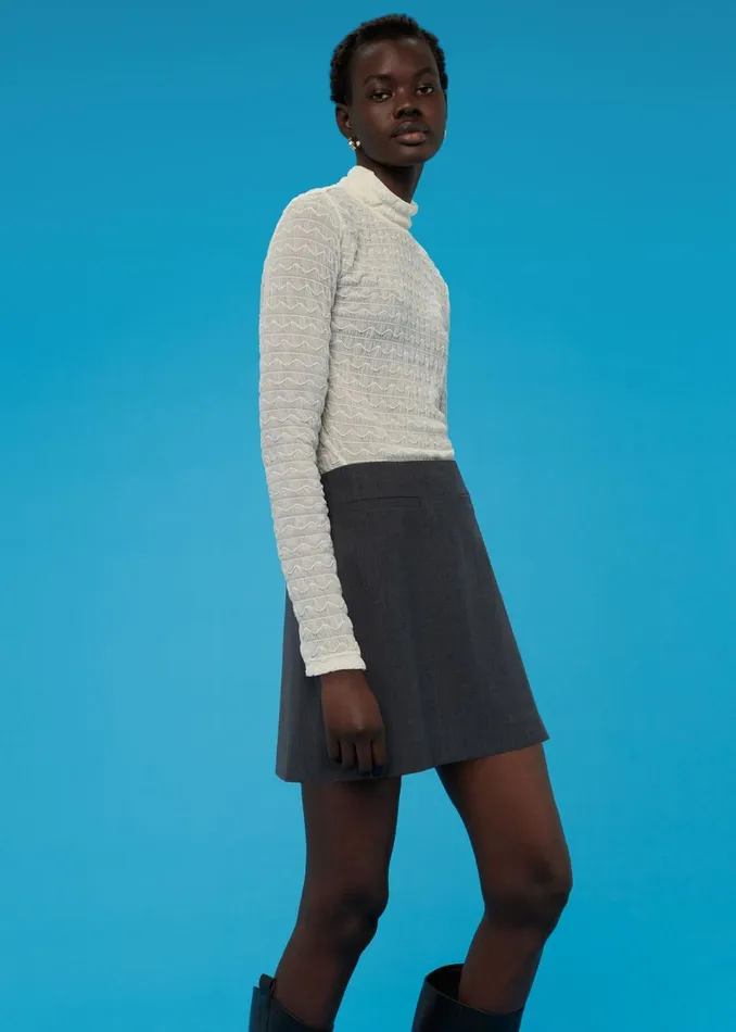 Women Skirts Whistles Grey Lola Mini Skirt