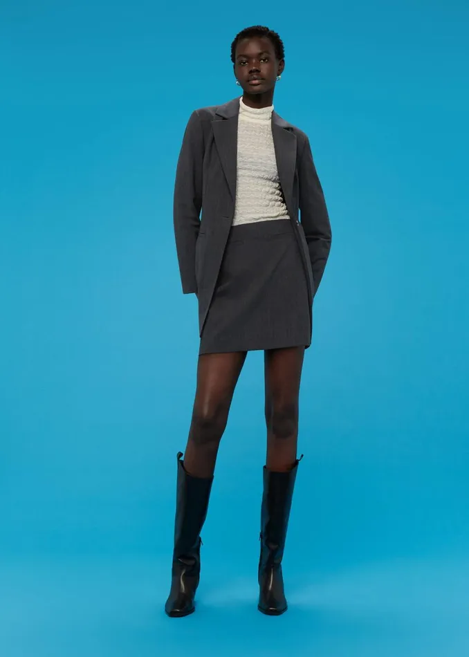 Women Skirts Whistles Grey Lola Mini Skirt