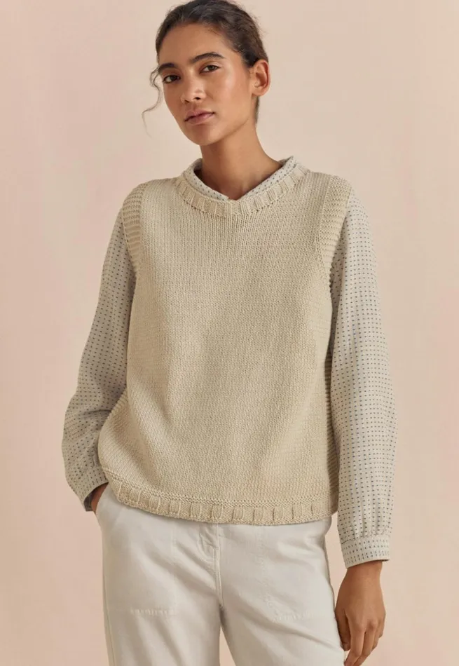 Women Sleeveless Sweater Natural Poetry Fashion Sweaters