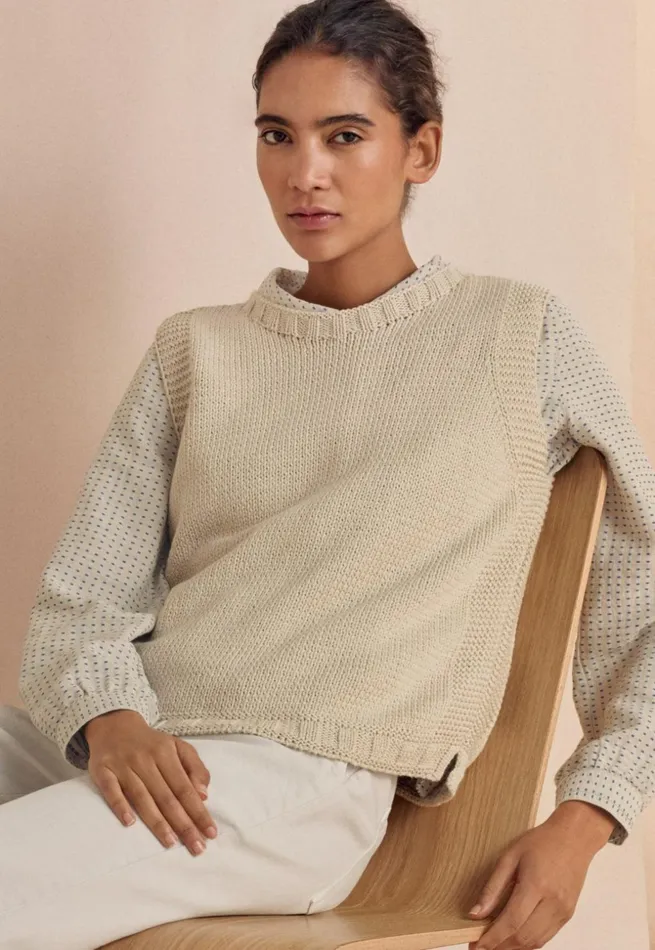 Women Sleeveless Sweater Natural Poetry Fashion Sweaters