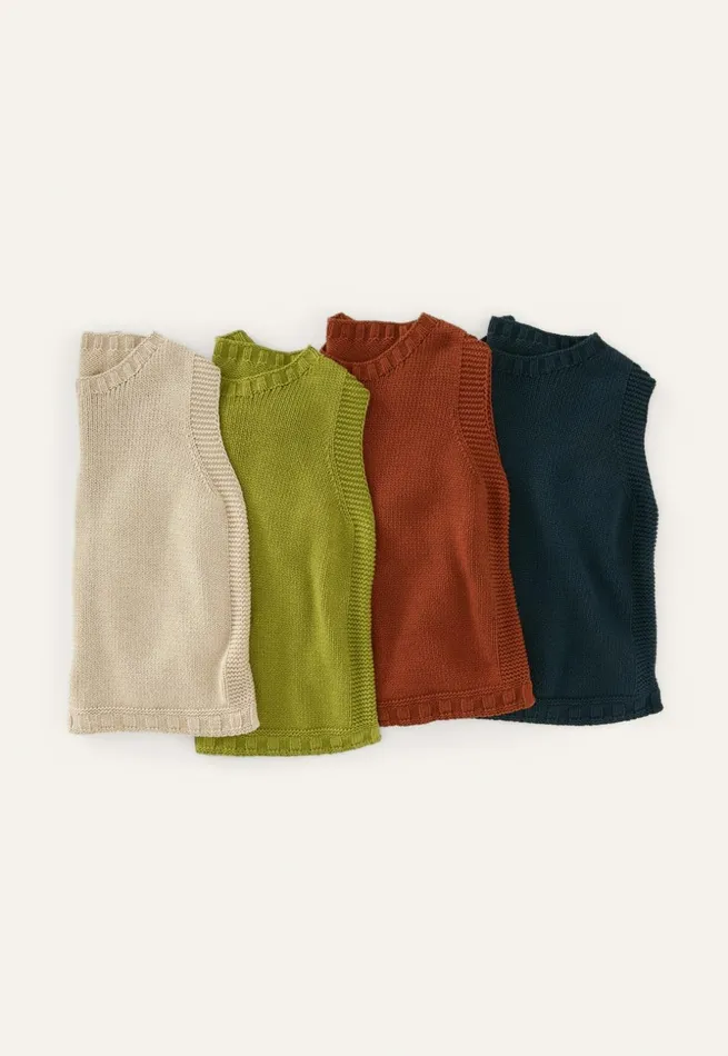 Women Sleeveless Sweater Natural Poetry Fashion Sweaters
