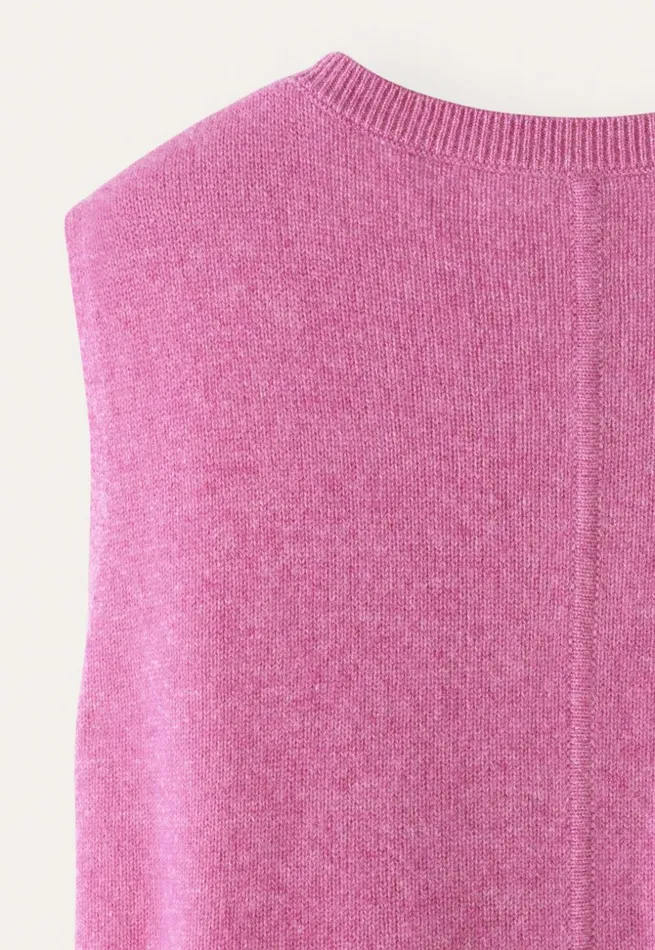 Women Sleeveless Sweater Peony Poetry Fashion Sweaters