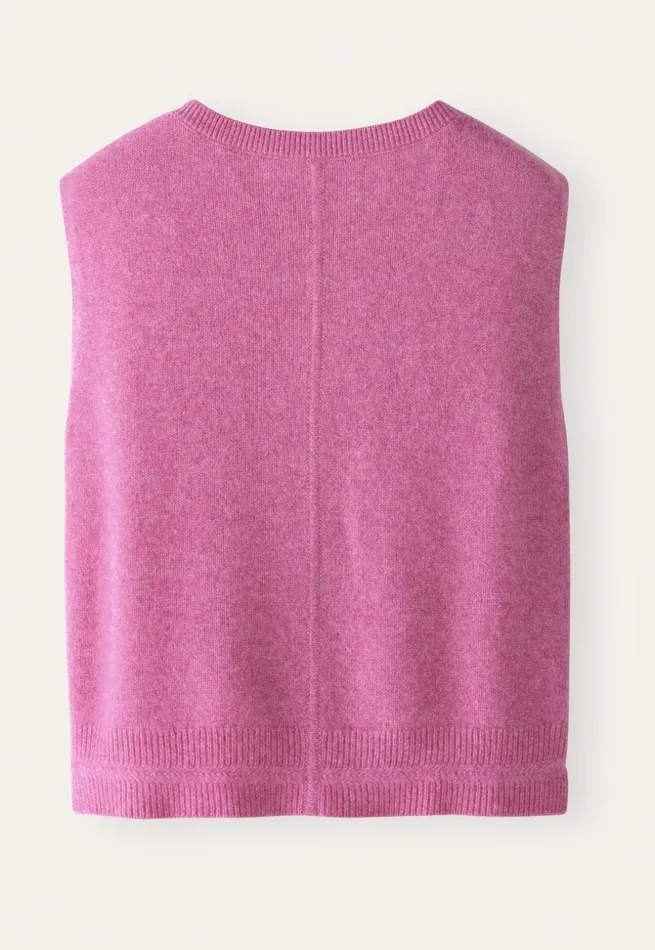 Women Sleeveless Sweater Peony Poetry Fashion Sweaters