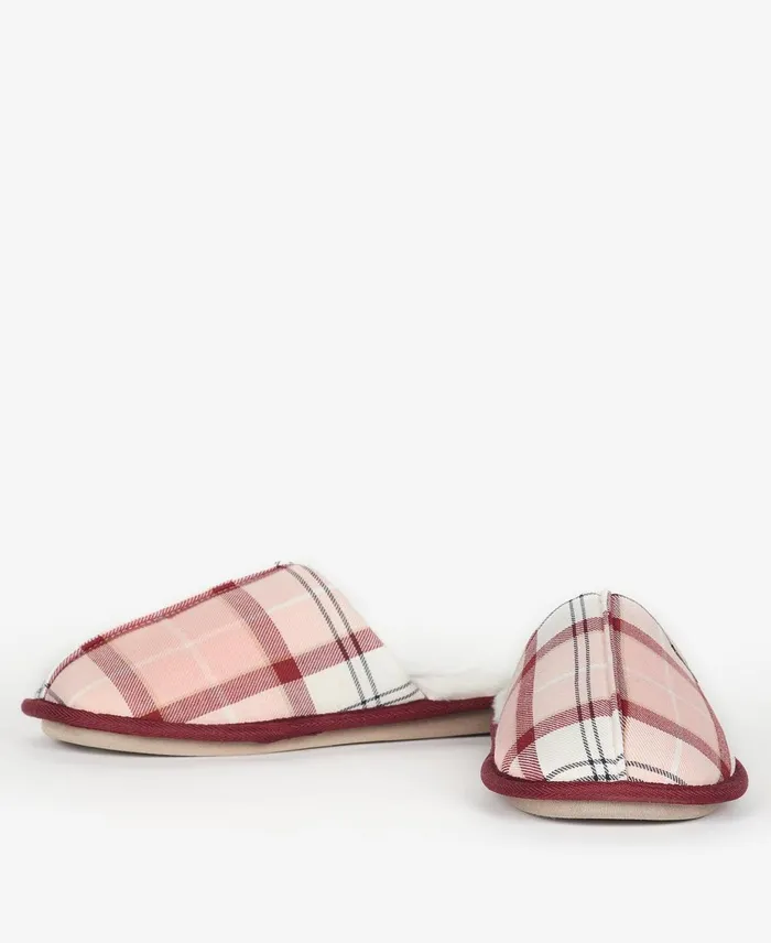 Women Slippers Barbour Maddie Slippers Recycled Pinkgrey Tartan Women Slippers Barbour Maddie Slippers Recycled Pinkgrey Tartan