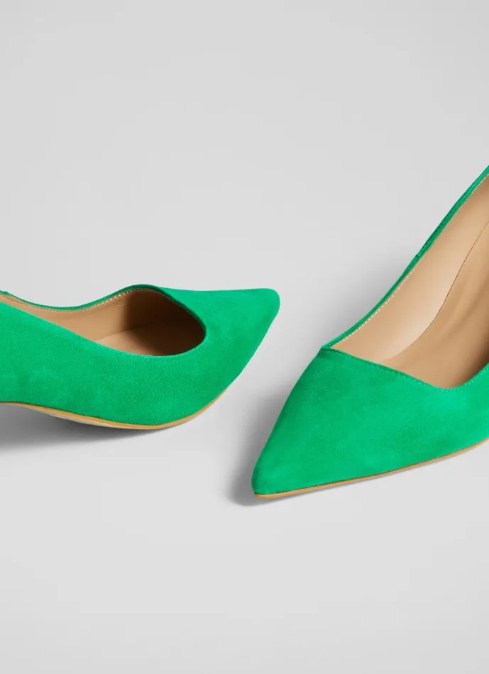Women Sloane Green Suede Block Heel Courts Eden Green LKBennett Court Shoes Women Sloane Green Suede Block Heel Courts Eden Green LKBennett Court Shoes
